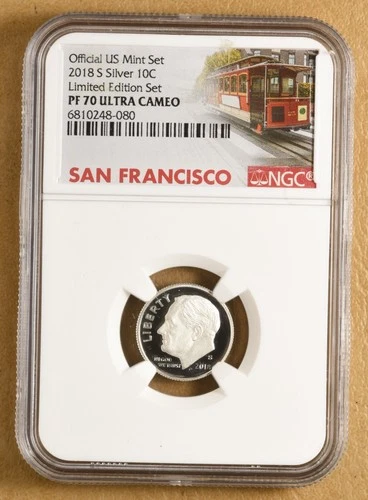 2018 Silver Proof Roosevelt Dime NGC PF 70 Ultra Cameo