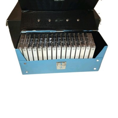 16x FUJI DR II C90 Audiokassetten Typ II IEC II High Pos. Chrome im Köfferchen 
