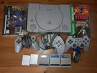 Seven Playstation, Nintendo and Sega Games and Various Components