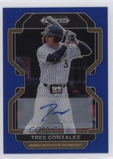 2022 Panini Prizm Draft Picks Blue 77/99 Tres Gonzalez #PDP140 Auto 10cj