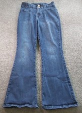 Lucky Brand Stevie High Rise Flare Jeans Women  s 6/28A Dark Wash Stretch Denim.