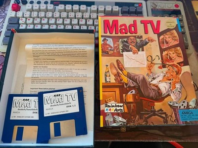 Mad TV für Amiga Originalspiel  OVP Rainbow Arts