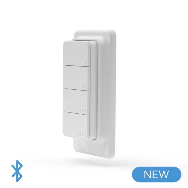 Shelly BLU RC Button 4 ZB - Telecomando a muro con 4 tasti Bluetooth + ZIGBEE - Immagine 3