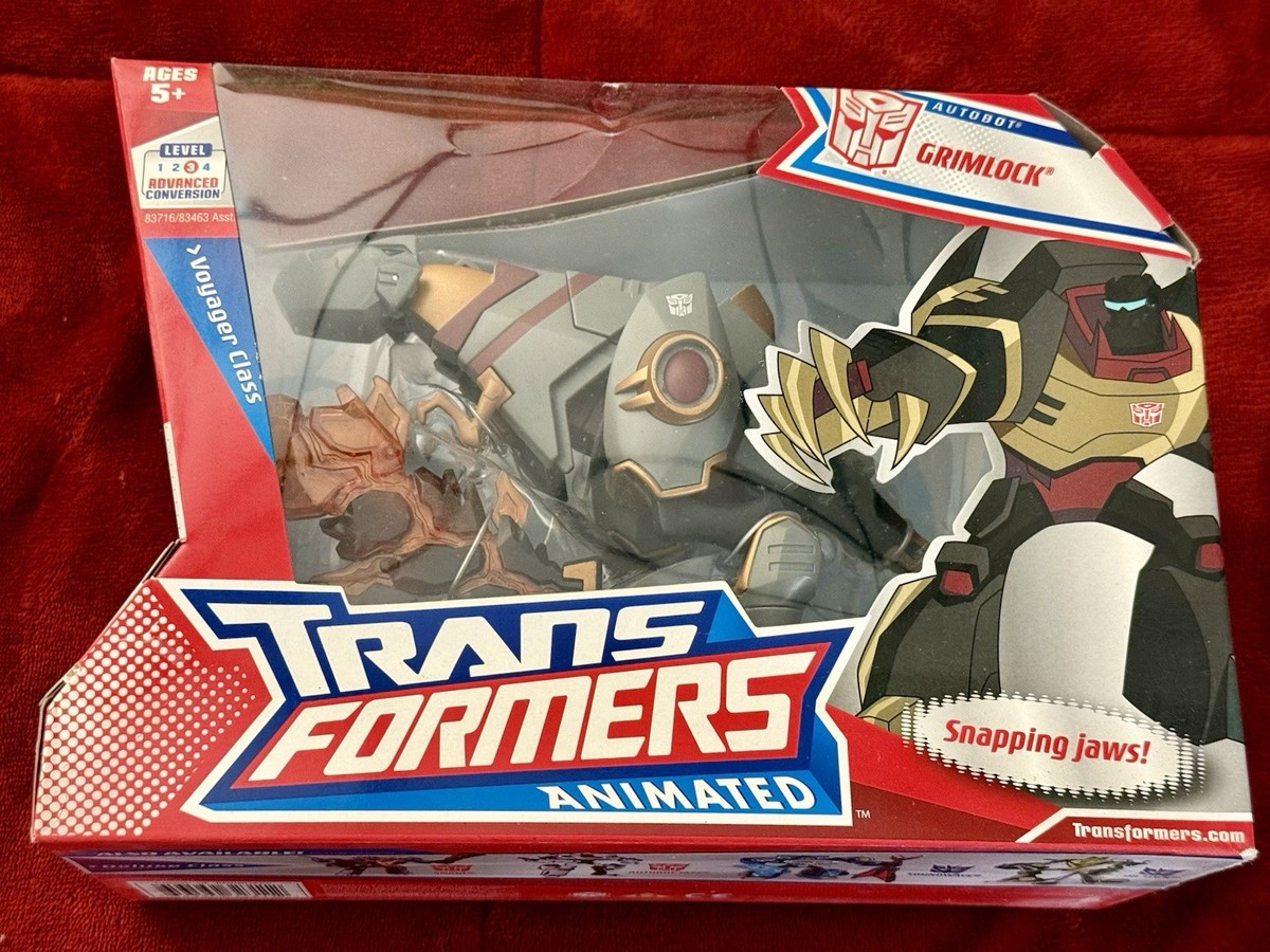 Transformers Animated Grimlock Voyager Figure Hasbro New | eBay