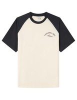 Pickleball T-Shirt Herren Ranglan SS 100% Baumwolle Weiß L Springfield