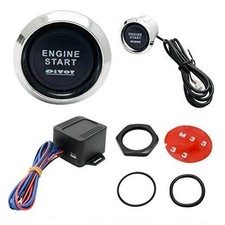 Push Start Button, Car 12V LED Engine Start Push Button Switch Ignition Input