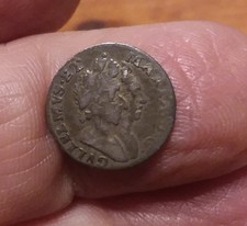 Britain - 1693 Sterling Silver Penny - Maundy - William III & Mary II