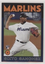 2021 Topps 1986 Baseball 35th Anniversary Series 2 Blue Sixto Sanchez #86B-8 0o1
