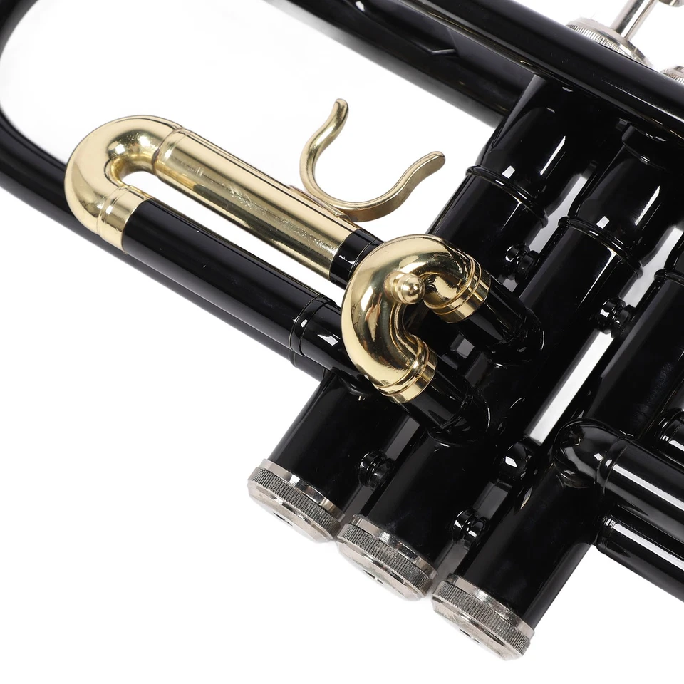 Trumpet Bb Brass Instrument Standard Set For Beginners Band Professional Perform - Bild 2 von 4
