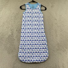Little Sleepies Wearable Blanket Sleep Sack 6-18 Months Winter Blue Bamboo