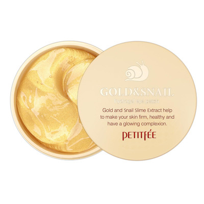 Petitf E   Gold & Snail Hydrogel Augenklappe   60 X Stück   Hautpflege Mit Gold 