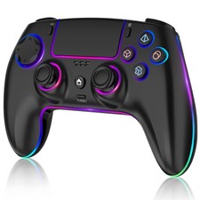 Wireless Pro Controller for PS5/Pro/PC/MAC/Mobile/Steam Deck, Gamepad with 7 ...