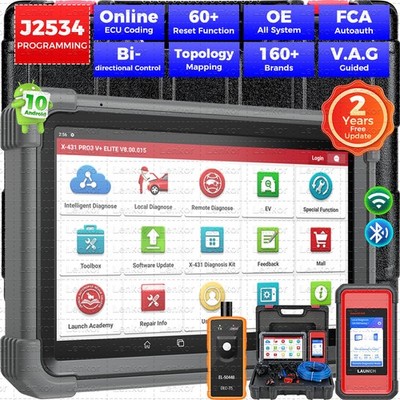 2026 LAUNCH X431 PRO3S+ Elite PRO5 Car Diagnostic Scanner Programming ECU Coding