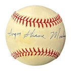 SUGAR SHANE MOSLEY SIGNED OFFICIAL MLB BASEBALL BECKETT C13548 HOF BOXER