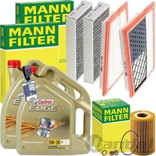 MANN INSPEKTIONSPAKET+CASTROL 5W-30 &Ouml;L passend f&uuml;r MERCEDES M/R KLASSE X164 W251