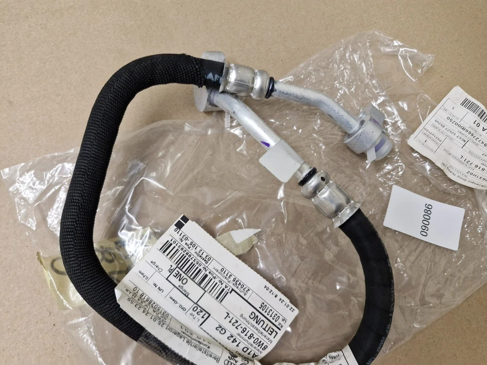 Audi A4 A/C Air Conditioning Hose Pipe Line 8W0816721L B9 2016-on Genuine NEW - Image 3 of 4