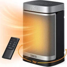 Dreo Space Heater, 1500W Portable Electric Heaters for Indoor Use, PTC Ceramic H
