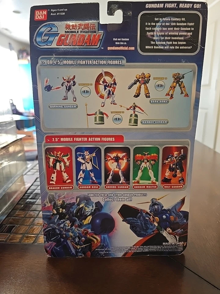 De colección Mobile Fighter G Gundam Ejército Oscuro 🕷 2002 Bandai Mecha Anime Spider Tank Foto 4 de 4