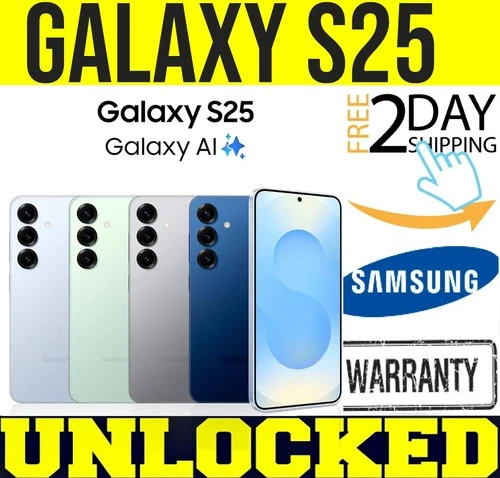 SAMSUNG GALAXY S25 - 128GB 256GB 512GB SM-S931U1 (FACTORY UNLOCKED) ❖SEALED❖