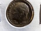 1961 Roosevelt Dime 90% Silver Circulated