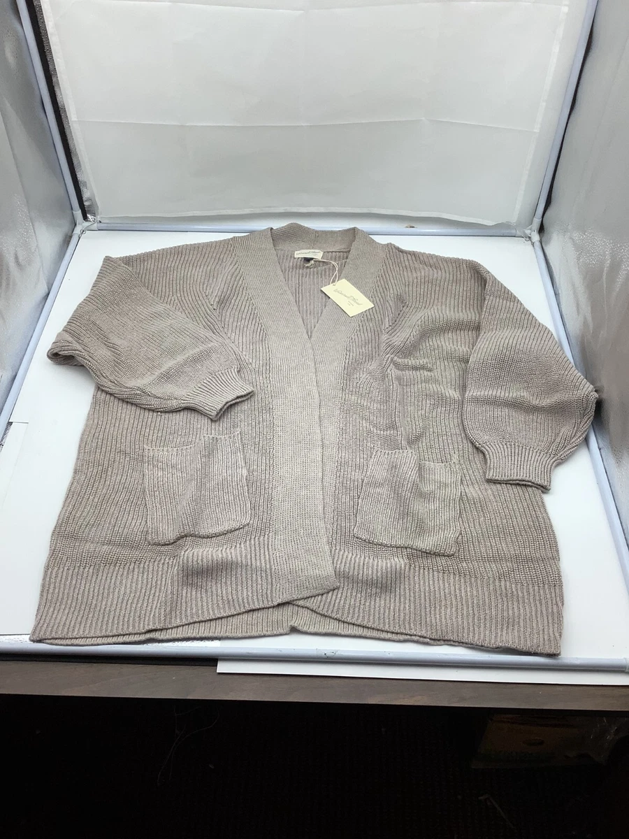 QTY 1 Size 1X Universal Thread Taupe Cardigan Sweater Free Shipping