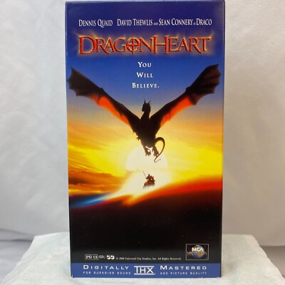 DragonHeart VHS - Starring Dennis Quaid