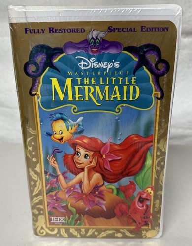 DISNEY'S THE LITTLE MERMAID VHS Fully Restored Special Edition Factory Sealed
