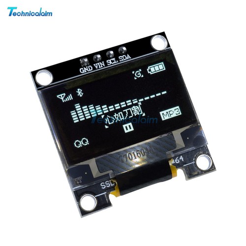 Schermo Per Progetti Elettronica Display OLED 0.96" I2C Serial 128x64 Bianco - Per Arduino, Raspberry Pi, Progetti Elettronici Schermo Bmw Serie 1 - Foto 13