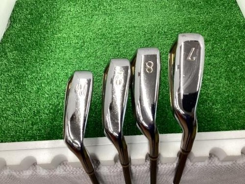 MARUMAN MAJESTY PRESTIGIO Gold Premium 4pcs Iron Set 7-9/PW Flex-R With H/C F/S - Picture 5 of 5