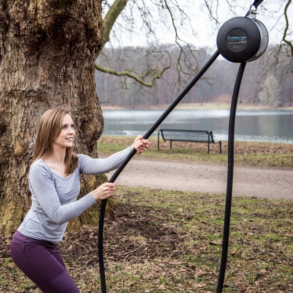 Adjustable Rope Trainer Hanging Pull Rope Endless Resistance Fitness Training A+ - Image 2 of 4