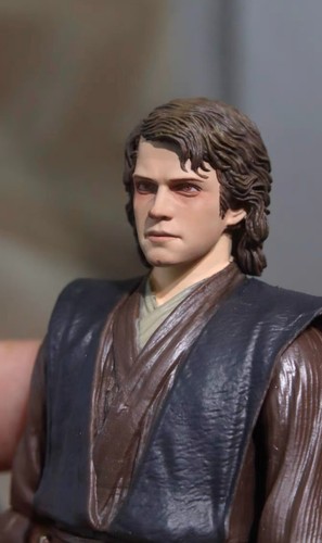 1/12 Custom painted SHF blackseries Anakin Skywalker Head Sculpt No Figure - Picture 3 of 4