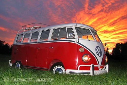 Canvas Wall Art Photo Print VW Vintage Classic Car Bus Camper Volkswagen Framed - Picture 36 of 43