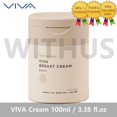 VIVA Breast Cream 100ml/3.38 fl.oz Breast Volume Up Cream For All Skin Type=