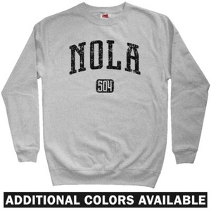 white nola hoodie saints
