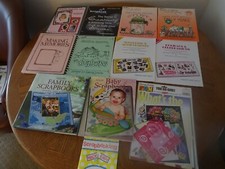 VARIETY OF BOOKS ON SCRAPBOOKING IDEAS/PATTERNS STARTERS/DESIGN BOOKS-YOU CHOOSE