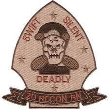 2nd Reconnaissance Battalion Desert Patch