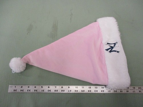 New York Yankees Santa Hat Holiday Pink Hat Christmas White Dress up - Picture 3 of 5