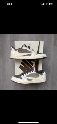 Nike Travis Scott Jordan 1 Low Reverse Mocha - Size 9 100% Authentic 