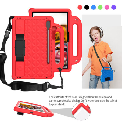 Shockproof Case Cover Shoulder Strap For iPad 9th/8th/7th Generation Kids Gift