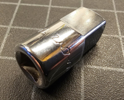 Snap-on Tools USA  1/4'' - 3/8'' Drive Chrome Adapter Extension Socket TA3 NEW!