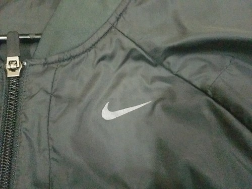 Mens Large Nike Running Full Zip Black Reflective Jacket - Picture 11 of 11