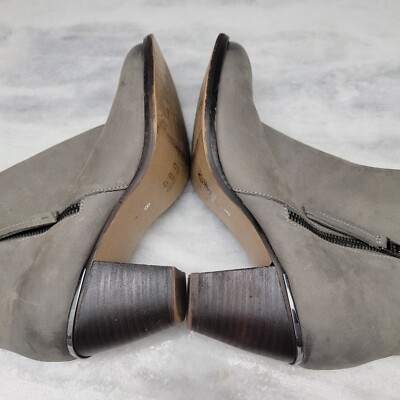 Bottines Steve Madden Wantagh Taille 8.5 - Cuir Noir Et Doré, Occasion En Excellent état