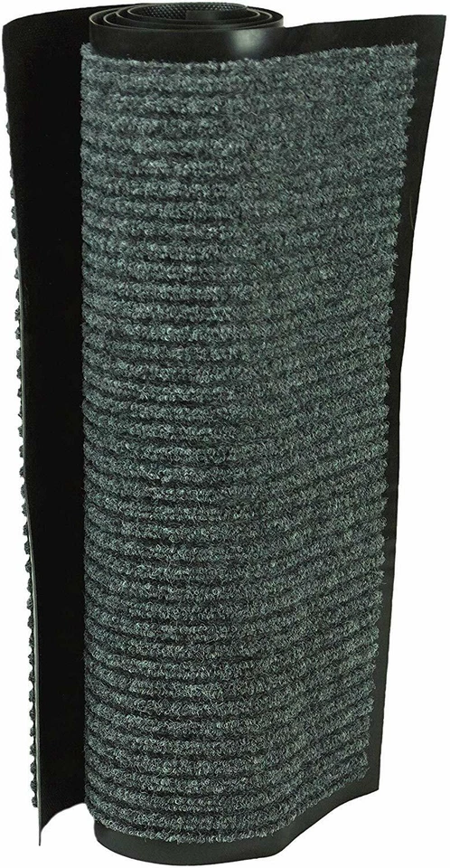 Полосатые напольные коврики для помещений и улицы упаковка 2 шт. приветственные коврики противоскользящие 2 фута x 3 фута - Изображение 4 из 4