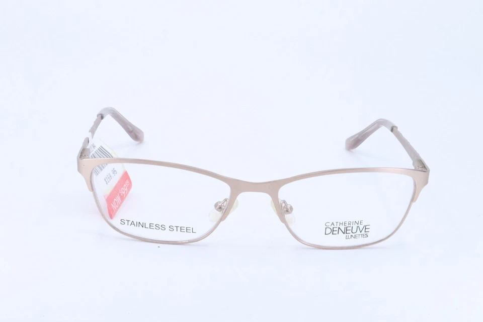 Anteojos Catherine Deneuve CD0408 negro café ojo de gato mujer borde completo 52-16-135 Foto 2 de 4