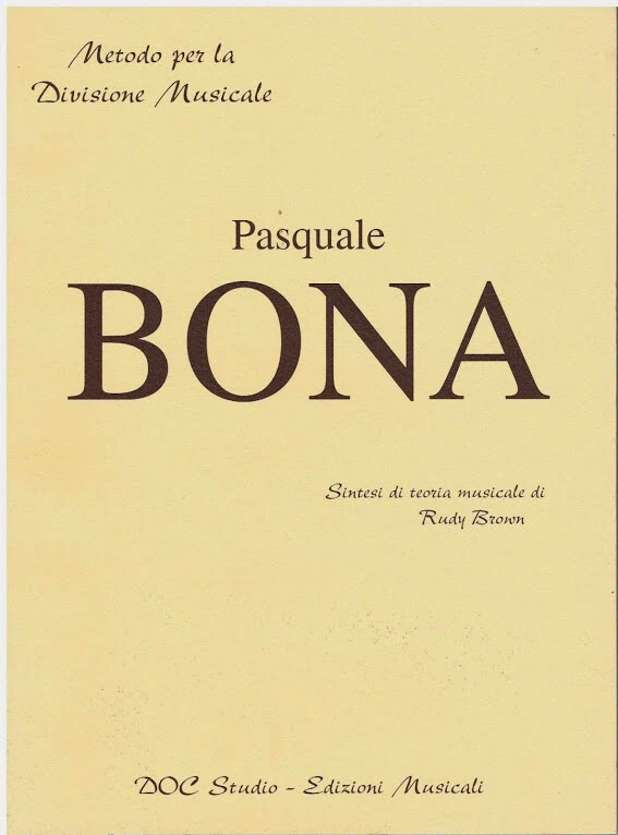Metodo per la divisione musicale di Pasquale Bona
