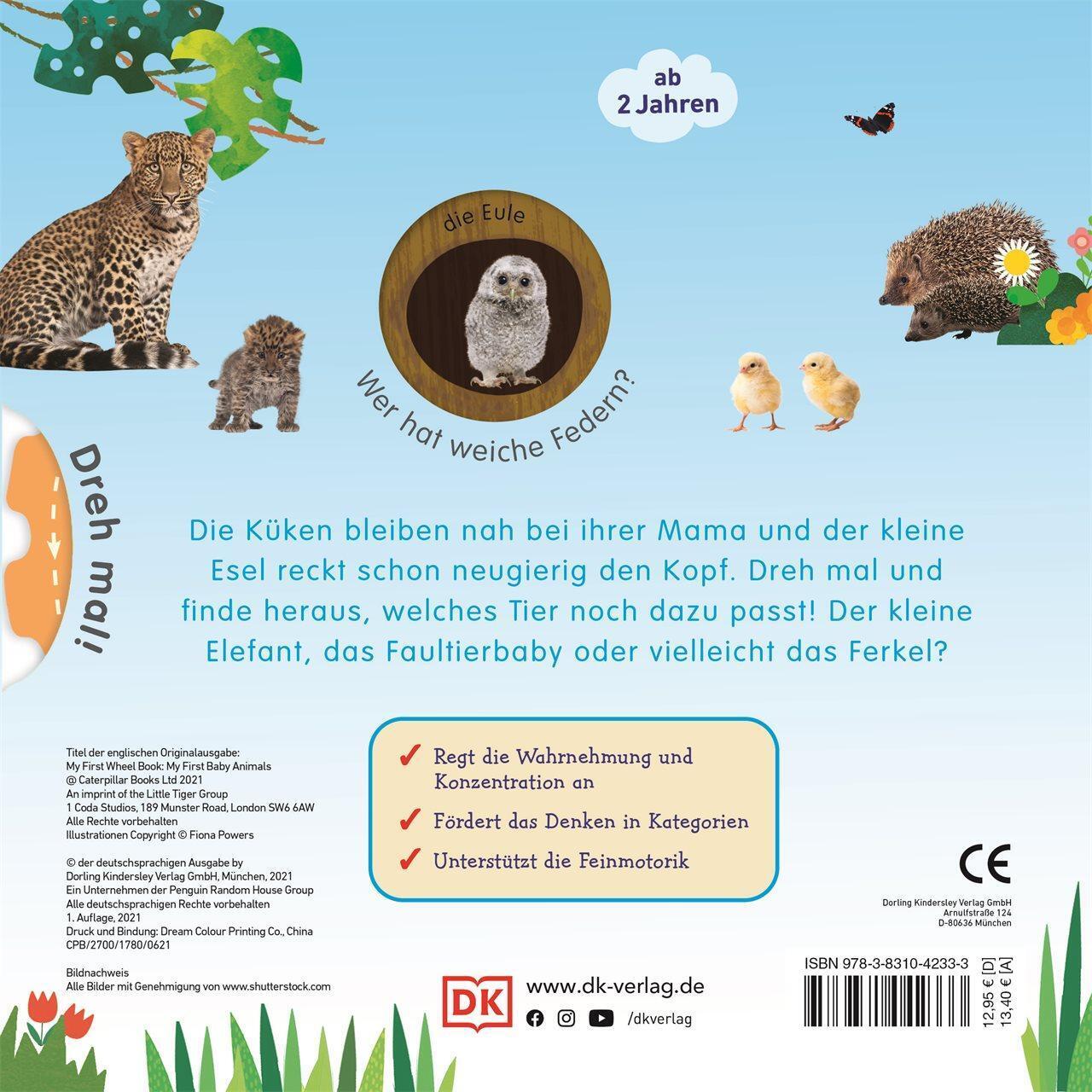 Thumbnail - Erstes Lernen Drehen. So Viele Tierkinder | Buch | 12 S. | Deutsch |