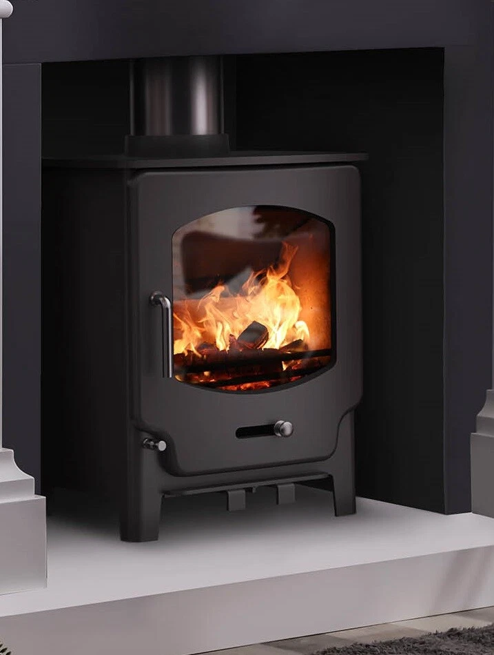 SALTFIRE ST-X4 WOOD COAL LOGS MULTIFUEL BURNING BURN LARGE BIG DEFRA STOVE  4KW | eBay