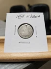 1853 With Arrows 5c Seated Liberty Dime - Filled Hole