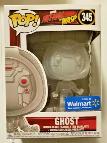 Funko Pop Ghost Invisible Vinyl Figure #345 Marvel Ant-Man and the Wasp Walmart