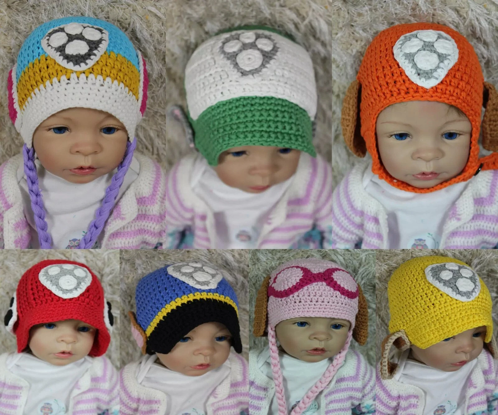 New Wholesale Lot 10 Knit Cotton Newborn Baby Child Hat NewBorn Photo Prop Hats
Opens in a new windo